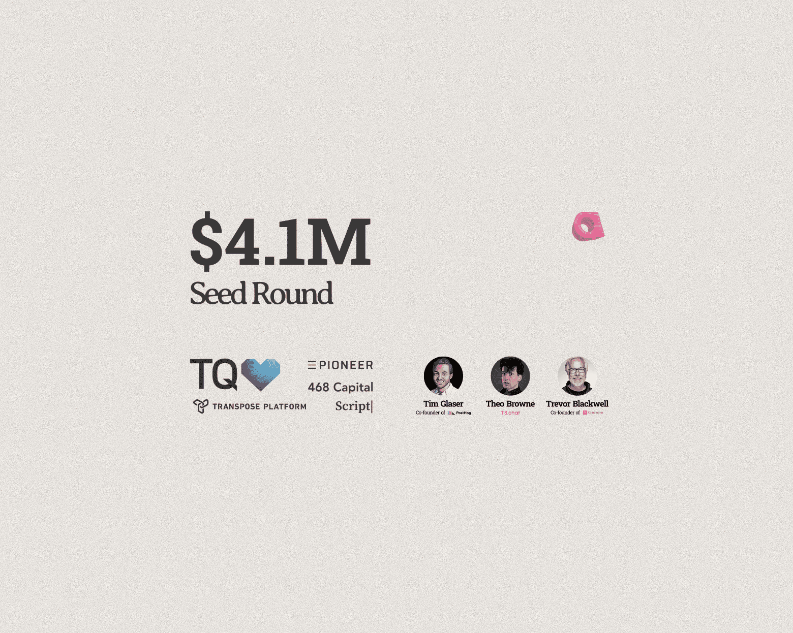 Zavapa seed round announcement artwork.